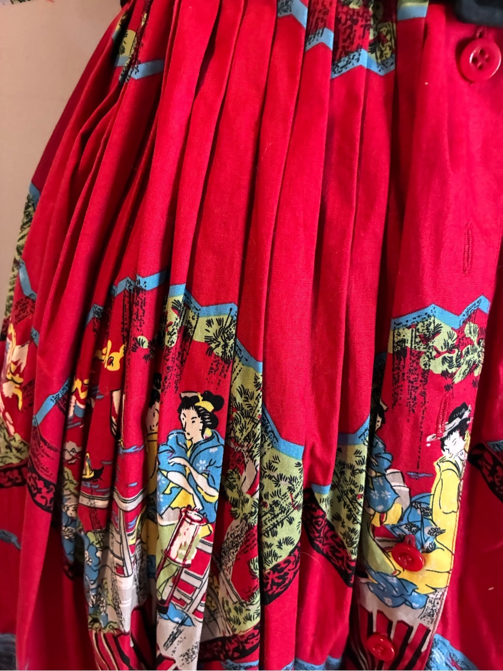 Trashy Diva Red Fans Shirtdress - Picture 3 of 7